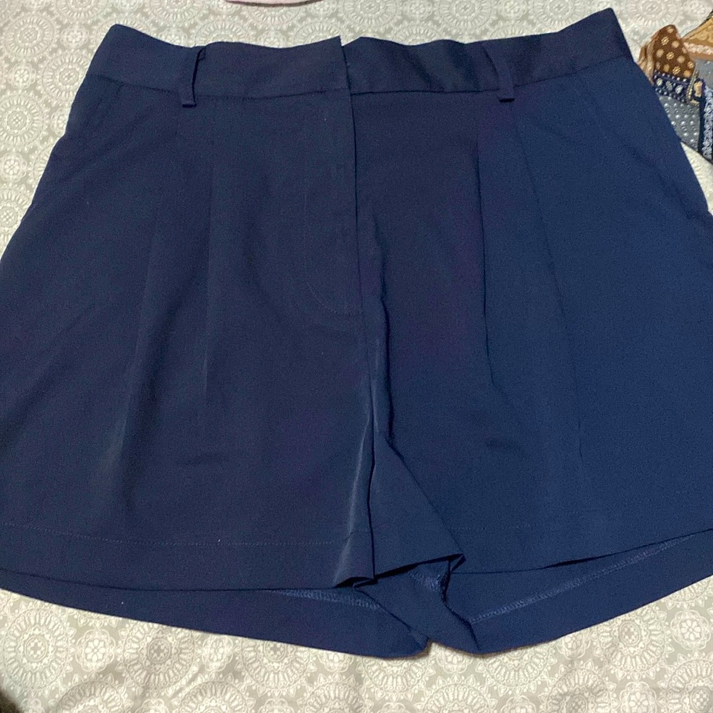 Black silky smooth shorts